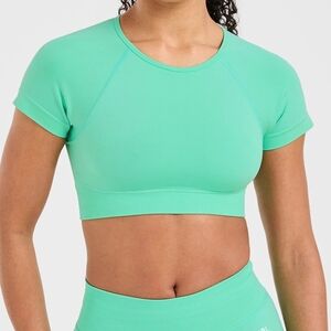 AYBL Adapt Seamless Spring Mint Cropped Top